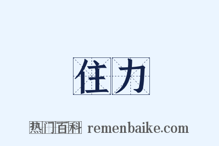 住力是什么意思的图片